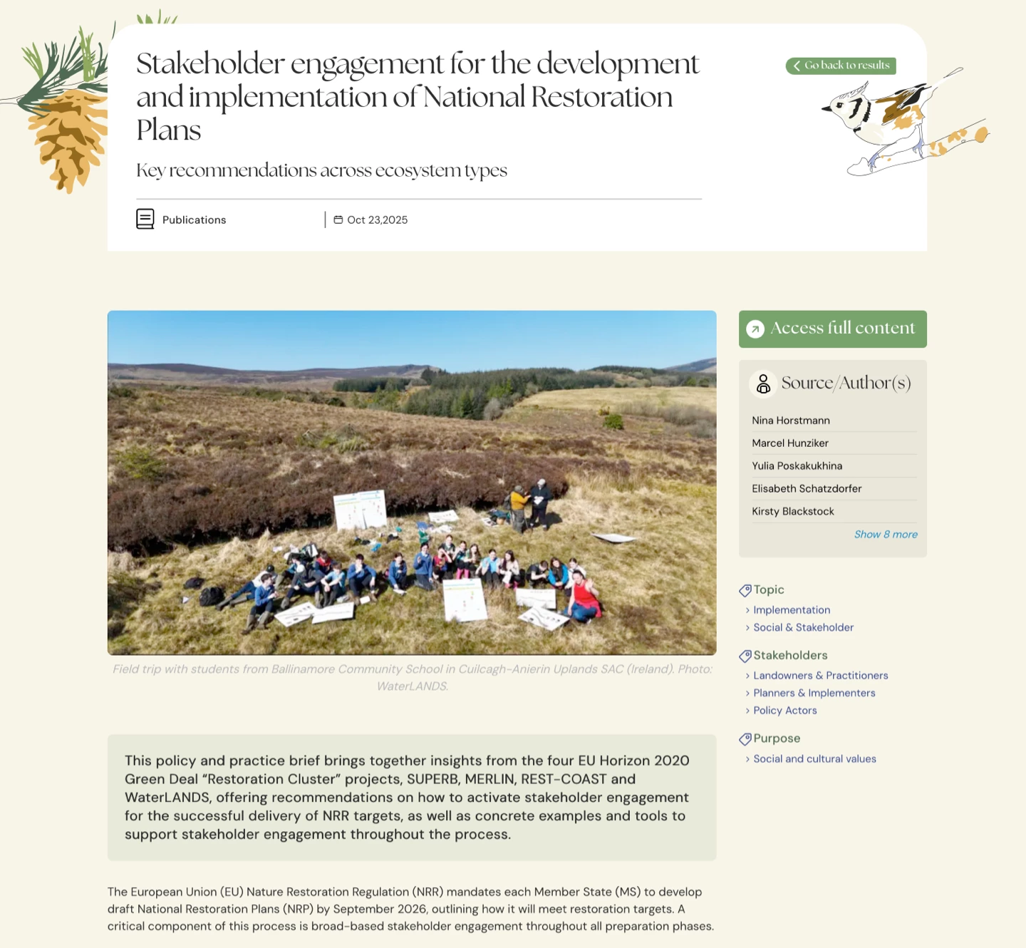 Forest Knowledge Gateway